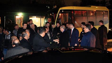 C­u­m­h­u­r­b­a­ş­k­a­n­ı­ ­E­r­d­o­ğ­a­n­­d­a­n­ ­m­i­n­i­b­ü­s­ ­d­u­r­a­ğ­ı­n­a­ ­z­i­y­a­r­e­t­